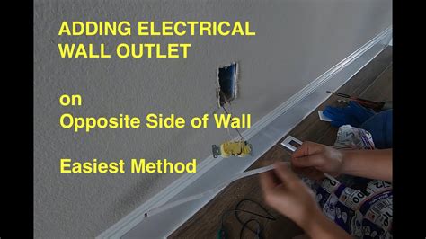 electrical switch box for opposite sides of wall|adding electrical outlet to wall.